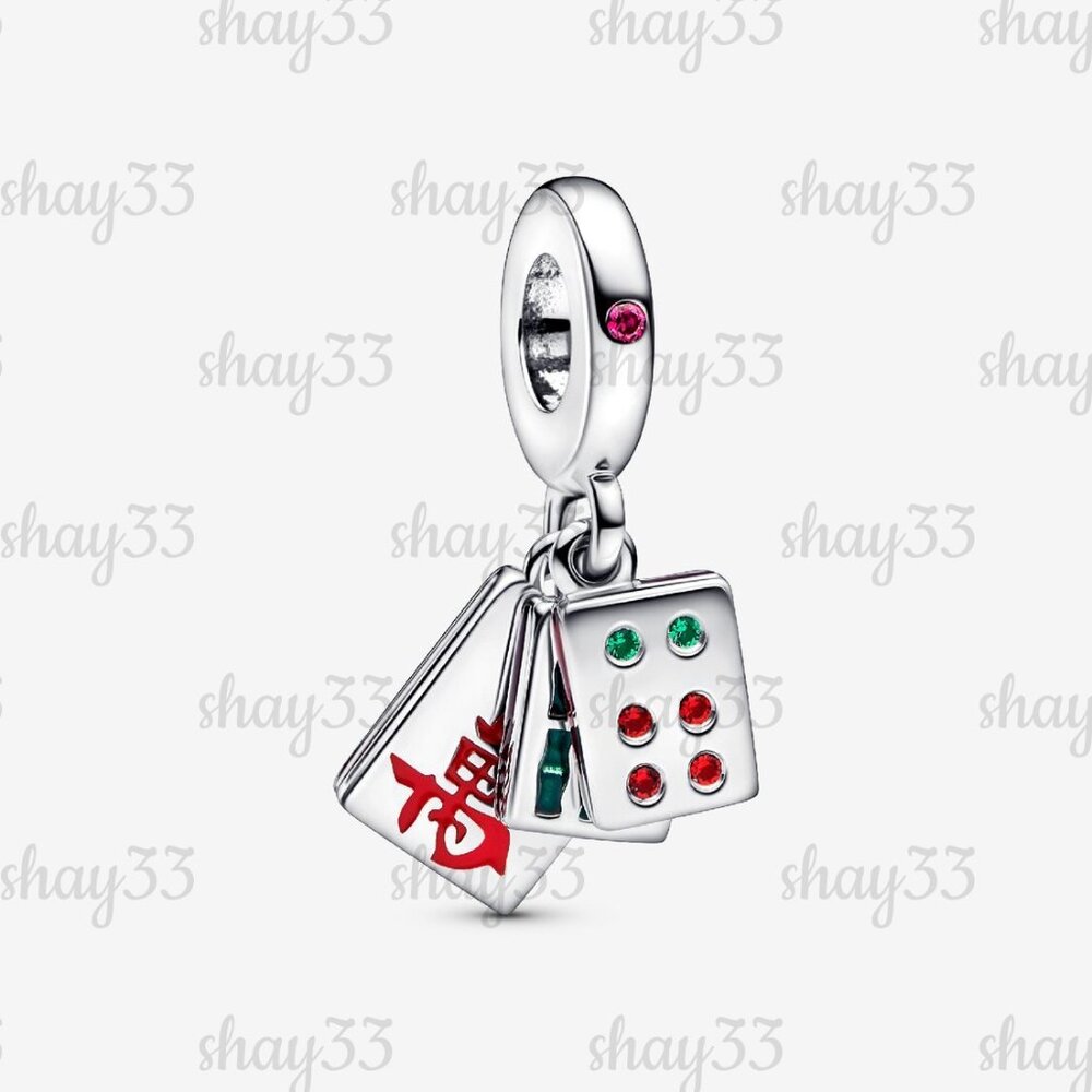 Pandora Mahjong Triple Dangle Charm